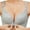Grey, variant on Front Closure Bras For Women Brassiere Wireless Bralette Sports Yoga Bra U Back Tube Top Wrapped Chest Lady Vest Seamless Bra Tube Top Wireless Bras Women Purple
