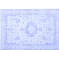thumbnail image 1 of Ahgly Company Machine Washable Indoor Rectangle Persian Blue Traditional Area Rugs, 3' x 5', 1 of 4