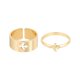 thumbnail image 1 of De Anillos Punk Para Parejas, Juego De Anillos Abiertos Ajustables, Anillos De Compromiso Para Hombres Y Mujeres, Regalos De Joyería Para Fiesta Y Boda 2 Uds Kearding AP007450-01, 1 of 6