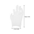thumbnail image 2 of RENACLIPY White Cotton Gloves for Dry Hands Moisturizing Treatment 12 Pairs Soft Breathable Hand Care, 2 of 8