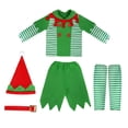 thumbnail image 4 of Conjunto de disfraz de navideño perfecl para niños traje navideño actuación escenario Año Nuevo, 4 of 8