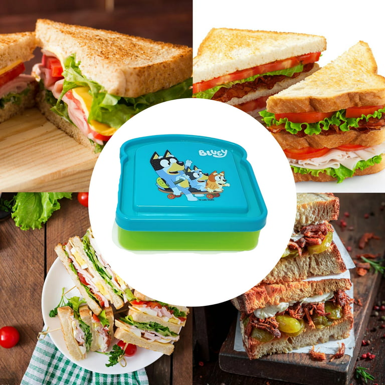 Smiggle - Spend lunchtime with your favourite siblings Bluey & Bingo! Our  Bluey bento box & double deck lunchbox are the ideal size for your  lunchtime snacks. There's even room for cheese