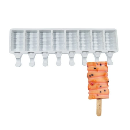 

Ice Cream Mold Reusable Popsicle Maker Ice Lolly Silicone Mold for DIY Popsicle Pudding Jelly Yogurt