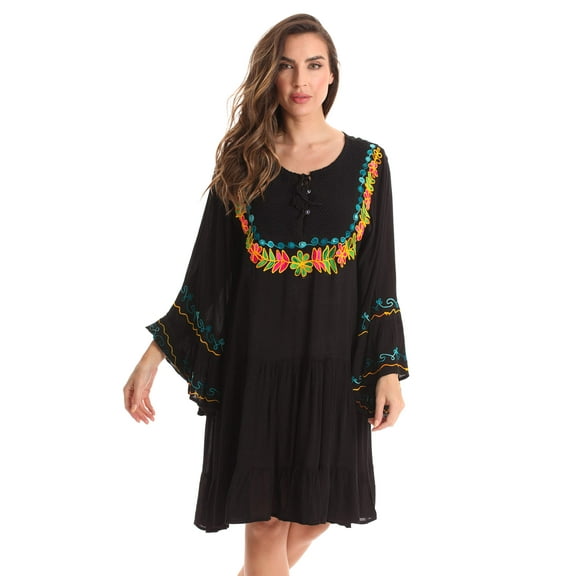 Riviera Sun Rayon Crepe Short Dress for Women