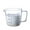 Glass Cup Blue 2cup, variant on i Kito Shot Glass Measure Cup 1oz Red, Glass Measuring Cups for Liquids 2Tbs 6Tsp 2pack 30ml