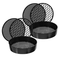 Raindrops Black ABS Handheld Sifter for Science Experiments with 3 Mesh Sizes, 2 Sets Included