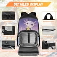 thumbnail image 3 of Yspwyqan Backpack Set Kids Boys, Starry Sky Purple Axolotl Backpack and Lunch Box Set for School 4Pcs, Trendy Fits 14" Laptop Casual Daypack for Ages 8-15, 3 of 7