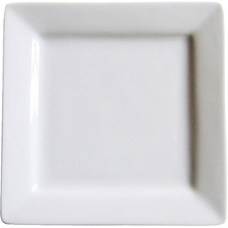 Canopy Porcelain Square Dessert Plate Pack of 4