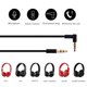 thumbnail image 4 of Matsuzay Cable de auriculares macho a macho de 3,5mm, Control de línea, accesorios de repuesto para Studio/Executive Red Type3 NO3, 4 of 6