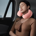 thumbnail image 1 of LSLJS Solid Color U Shaped Neck Brace Car Office Nap Airplane Neck Brace Slow Memory Cotton With Core Can Be Disassembled and Washed, Home Accessories, 1 of 6