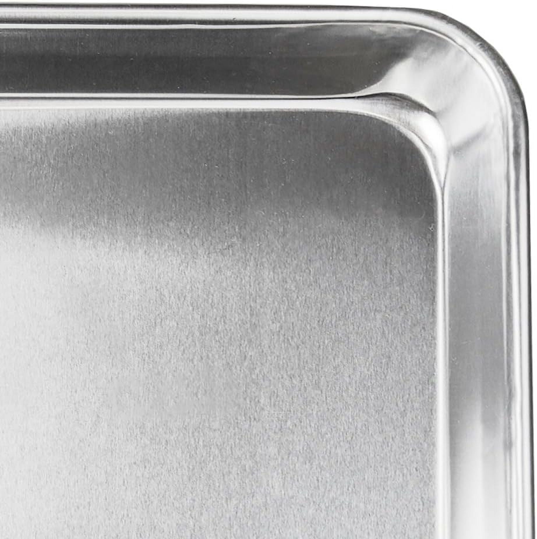 TrueCraftware- Set of 2 Aluminum Half Size Sheet Pan 18" x 13" Baking Sheets -Oven Safe Baking Pan Baking Tray Cookie Sheet Baking Sheet Perfect for Baking Roasting