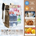 thumbnail image 4 of Cooler Backpack, 30 Cans Insulated Backpack Cooler, Tactical Double Deck Leakproof Cooler Bag, Picnic Lunch Backpack, 4 of 8