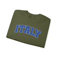 thumbnail image 3 of Italy Sweatshirt Gifts Crew Neck Shirt Long Sleeve Unisex, 3 of 7