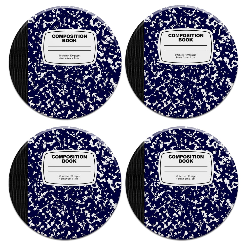 Blue Camping Coasters 9cm Single Drink Mat or Set of 4
