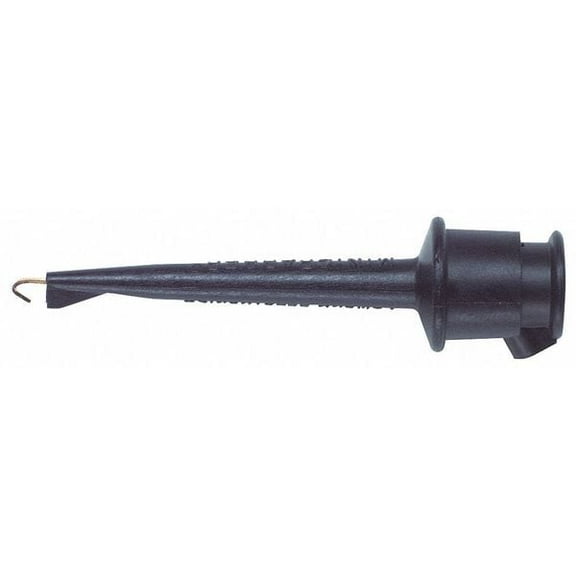 Pomona Electronics Test Clip Lead, Minigrabbers, 2.35", Black 4555-0