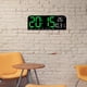 thumbnail image 1 of Reloj despertador Digital, ajuste de brillo de 4 niveles, temperatura, fecha, semana, visualización para dormitorio, mesa, pared, sala de estar, Macarena  Reloj despertador digital, 1 of 8