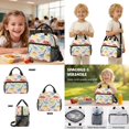 thumbnail image 4 of Kuiaobaty Dinosaur Bone Print Backpack and Pencil Case Set for Girls Boys Large Capacity Bookbags and Water Bottle Holder Roomy Casual Backpack and Lunch Bag Set for School, 4 of 7
