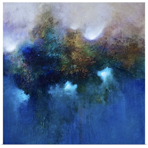 Great BIG Canvas | "Blue Waters" Art Print - 30x30
