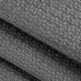 thumbnail image 2 of Manta de cama Elvana Home, 100% algodón, tamaño king, gris antracita, 2 of 7
