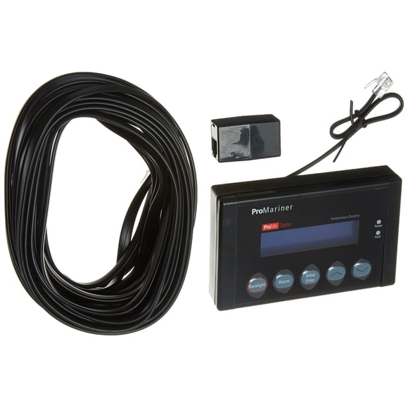 ProMariner 63100 ProNautic P Helm Remote con pantalla LCD para cargador de batería ProNautic P