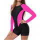 thumbnail image 5 of Traje de baño de una pieza para mujer, traje de baño de manga larga con cremallera para surf, traje de baño de moda playera para mujer, trajes de baño de una pieza para mujer, trajes de baño para muje, 5 of 7