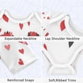 thumbnail image 4 of Ttddzy 100% Cotton Baby Bodysuits, Long sleeves with drop shoulders Design, Romantic Valentine's Day for 3-24M, 4 of 6