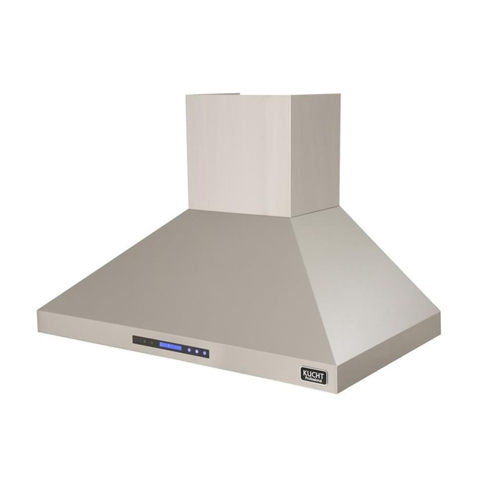 Kucht Professional 48" Stainless Steel Wall Mounted Range Hood in Silver
