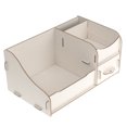 thumbnail image 1 of RUNROTOO Wooden Medicine Organizer Storage Box with Handle Beige Color Handy Size 10.2x6.8x5.1 Inches, 1 of 3