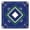 #001, variant on Turquoise Mahjong Mat with Lotus & Butterfly – 32.4x32.4 Inch Hand-Painted Rubber Mat, Zen Waterproof Anti-Slip Foldable for Game Nights