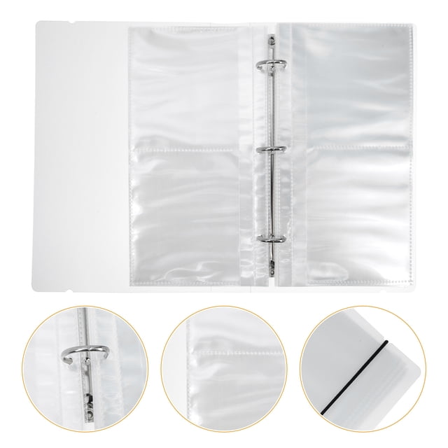 RUNROTOO 1 Set Photo Album Convenient Storage for Artworks in Large Capacity Design