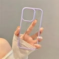 thumbnail image 4 of Transparent Candy Color Bumper Phone Case For iPhone 15 14 13 Mini 12 11 Pro Max XR XS X 7 8 Plus SE3 Soft Shockproof Back Cover, 4 of 6