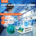 thumbnail image 2 of VEVOR Magnetic Stirrer Hot Plate, up to 572°F/300°C, 0-2000 RPM Hot Plate with Magnetic Stirrer, 2000mL Hot Plate Stirrer with LED Screen, 2 of 9