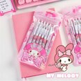 thumbnail image 2 of 6pcs/set Cartoon Melody Gel Pen 0.5mm Black Ink Pen Quick-Drying Press Pen, 2 of 4
