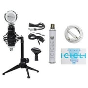 Rockville RCM03 Podcast Podcasting Microphone+USB+Stand+Shockmount+Pop Filter