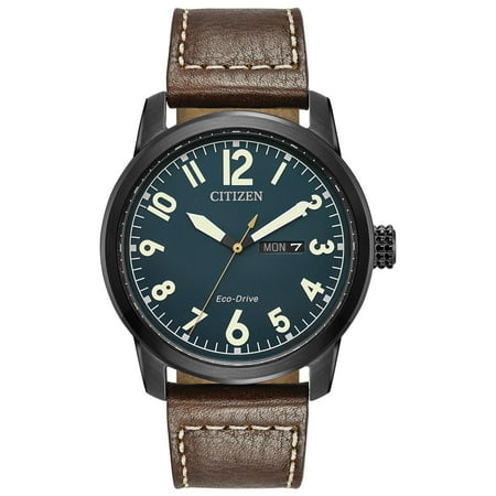 Citizen Men's Eco-Drive Chandler Brown Strap Field Watch BM8478-01L