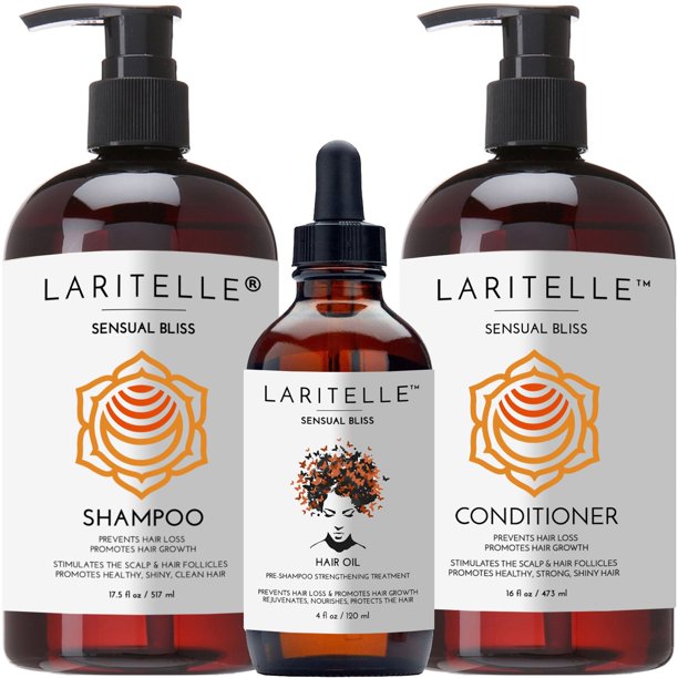 Set de crecimiento del cabello orgánico Laritelle Sensual Bliss