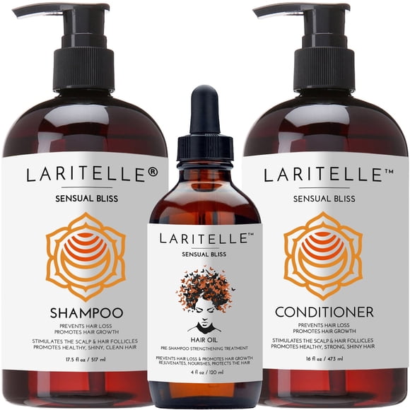 Set de crecimiento del cabello orgánico Laritelle Sensual Bliss