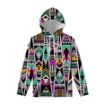 thumbnail image 1 of Sweat à Capuche Graphique Tribal Aztèque Ancien pour Hommes Femmes Décontracté Imprimé 3D Coloré Manches Longues Pull, 1 of 5