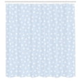 thumbnail image 3 of Ambesonne Floral Shower Curtain, Scattered Small Blooms, 69"Wx84"L, Pale Blue White, 3 of 3