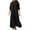 Black, variant on TSADFHJI Long Skirts for Women Winter Plus Women's Long Asymmetrical Shirt Dress with and Buttons Casual Maxi Dress Xxxxxl Black