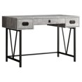 thumbnail image 3 of Monarch Specialties Computer Desk, Home Office, Laptop, Storage Drawers, 48"l, Work, Metal, Laminate, Grey, Black, Transitional, 3 of 3
