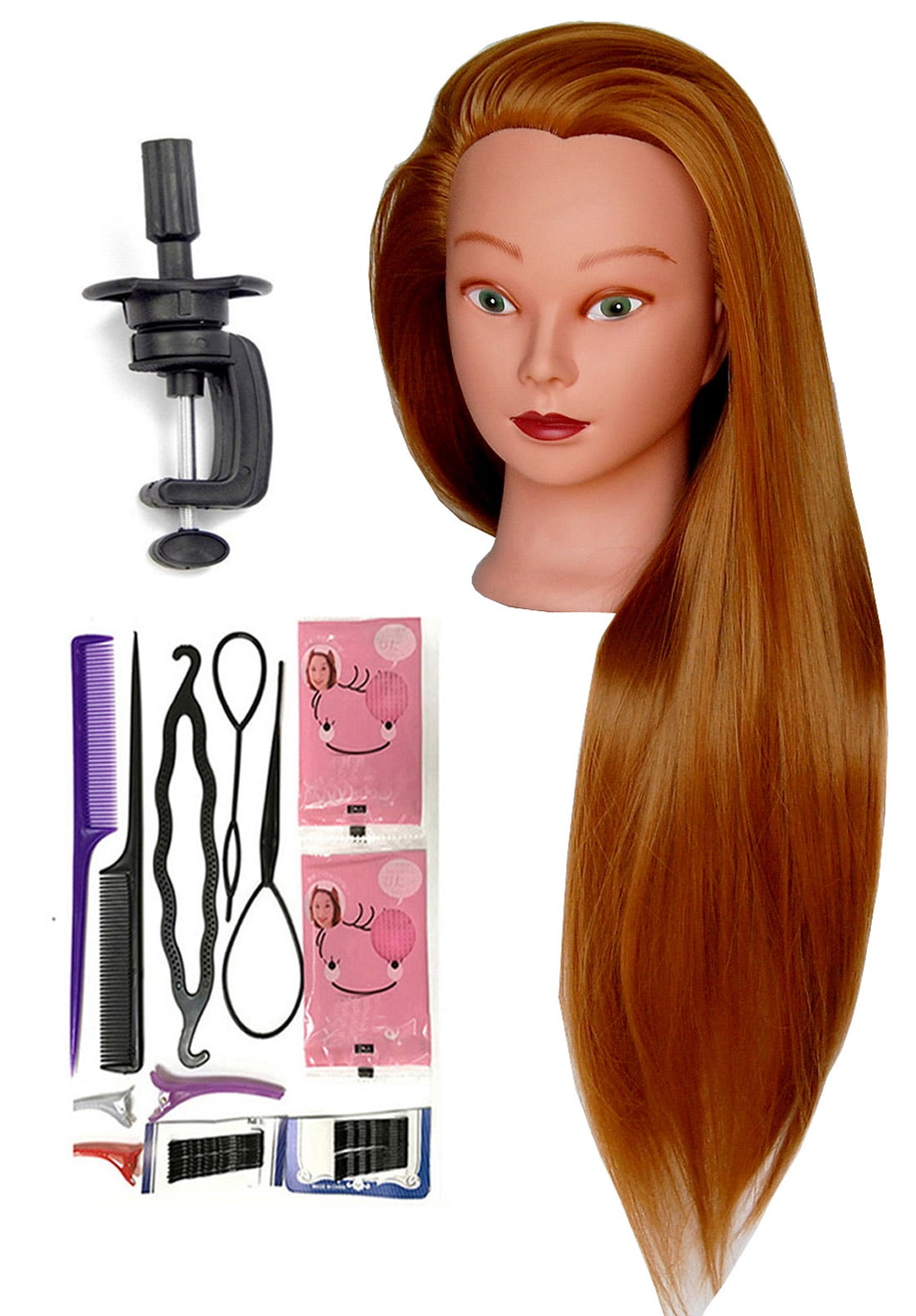 30" Synthetic Fiber Mannequin Head (Long and Thick) Hairdresser
