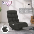 thumbnail image 1 of Amairany Linen Recliner/Floor Chair - 3 Adjustable Positions, 360 Swivel, 1 of 8