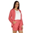 thumbnail image 3 of Inkmeso Elegant Shrug& Shorts Set For Womens 3 Piece Outfits Loungewear Summer Sets, 3 of 7