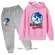 thumbnail image 3 of Ropa para bebé niño, ropa informal, conjunto de sudadera con capucha Sonic, camisetas para niño, pantalones, 2 piezas, ropa para niña, chándal de moda para niño, 3 of 5