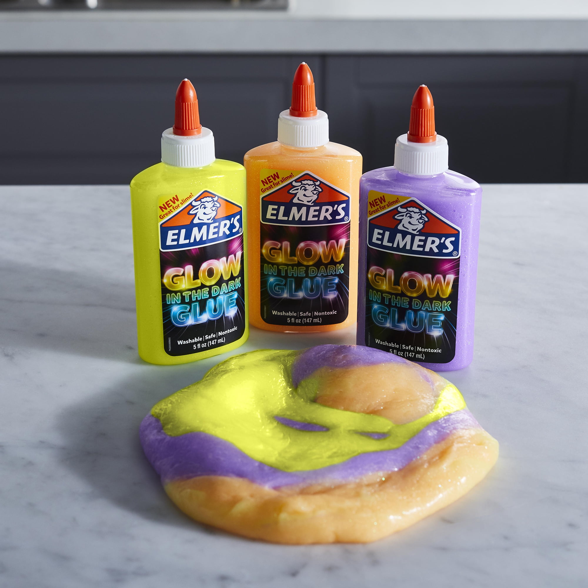 Elmer's Glow In The Dark Glue, 6 Pack