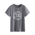 thumbnail image 3 of TWZH Women Like A Blessing There Was Jesus Letter T-Shirt Religion Style Tee, 3 of 6