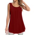 thumbnail image 2 of Bovemsi Camisole Tops for Women Women's Tank 2025 Summer Blouses Casual Sleeveless Shirts Ladies Loose Fit Basic Tanks, 2 of 7
