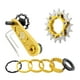thumbnail image 2 of Juego de piñones de cassette de una para bicicleta, ajustador de conversión de piñón tensor de cadena de bicicleta para accesorios 13T / Dorado 17T Sunnimix Tensor de cadena de bicicleta, 2 of 8