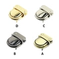 thumbnail image 2 of Universal Metal Handbag Snap Clasp Backpack Shoulder Pack Crossbody Pouch Portable Lock Buckle Bag Wallet Closure Accessories Silver, 2 of 9